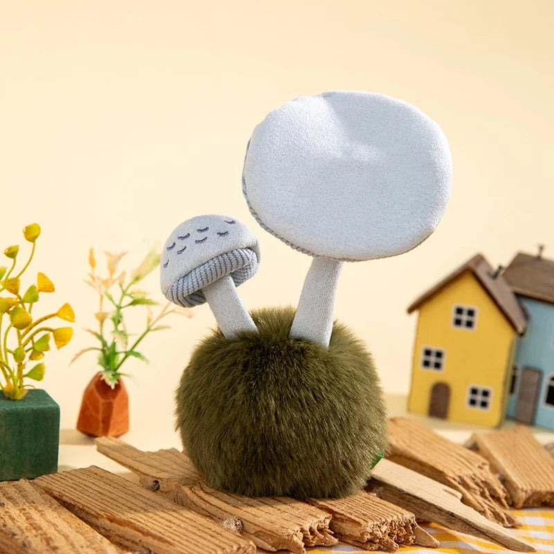 14cm Wild Mushrooms Plush Toys Soft Plush Stuffed Mushroom Desktop Ornament Fluffy Plant Cute Plush Gifts For Baby Girl Boy