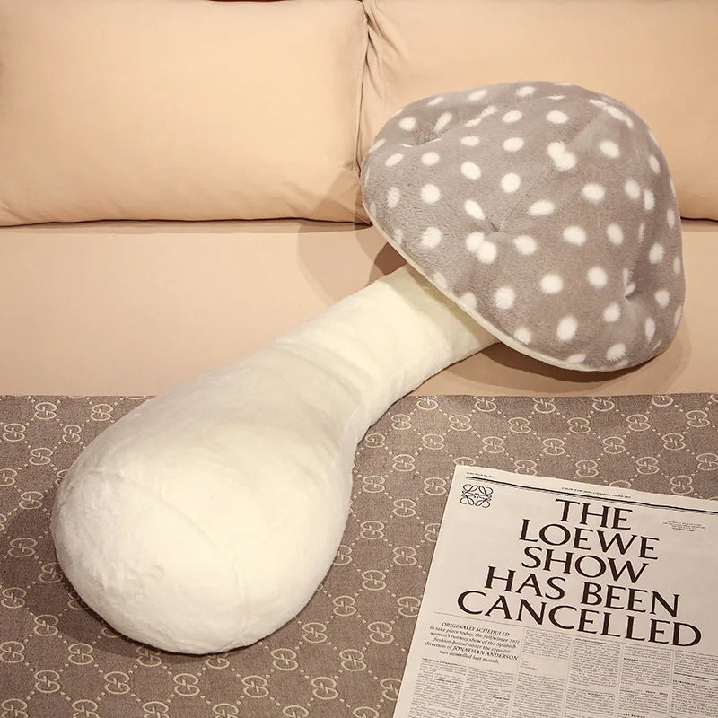 Kawaii Mushroom Plush Toys Big Size Huggable Pillow Stuffed Soft Plant Mushroom Style Sleep Throw Dolls Back Cushion Home Decor