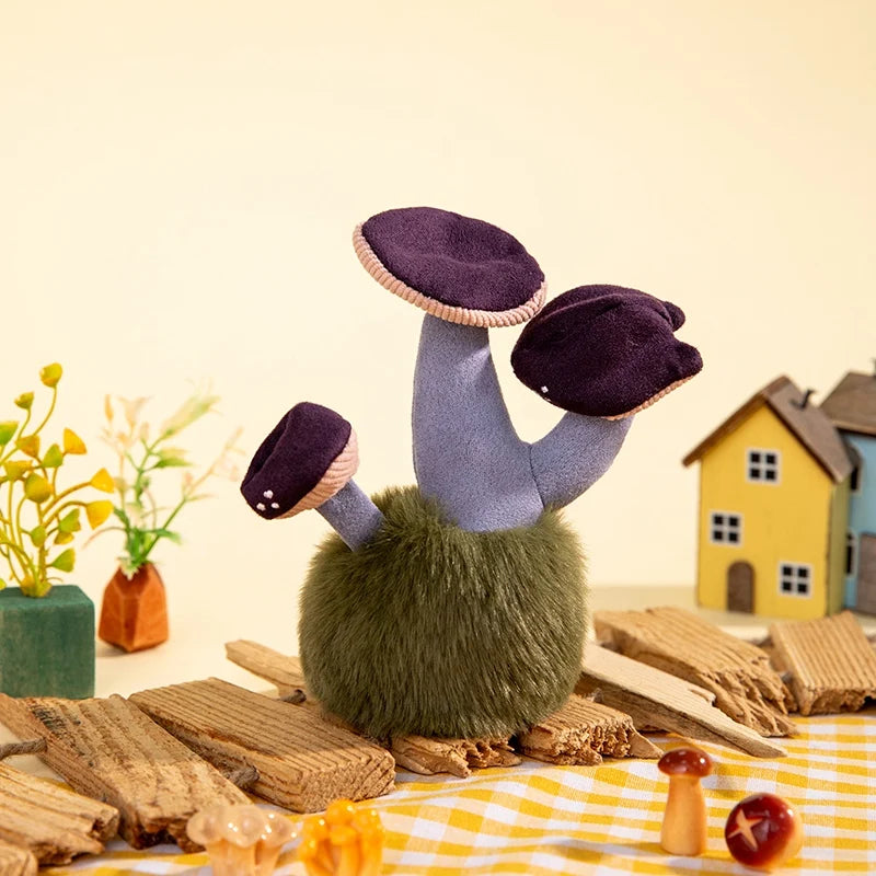14cm Wild Mushrooms Plush Toys Soft Plush Stuffed Mushroom Desktop Ornament Fluffy Plant Cute Plush Gifts For Baby Girl Boy