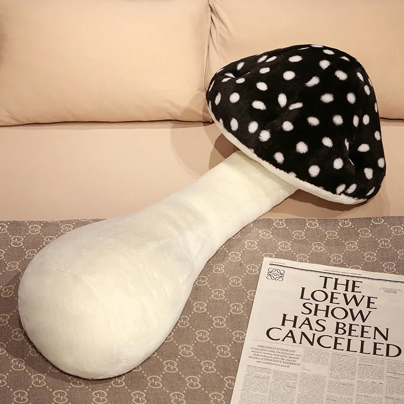 Kawaii Mushroom Plush Toys Big Size Huggable Pillow Stuffed Soft Plant Mushroom Style Sleep Throw Dolls Back Cushion Home Decor
