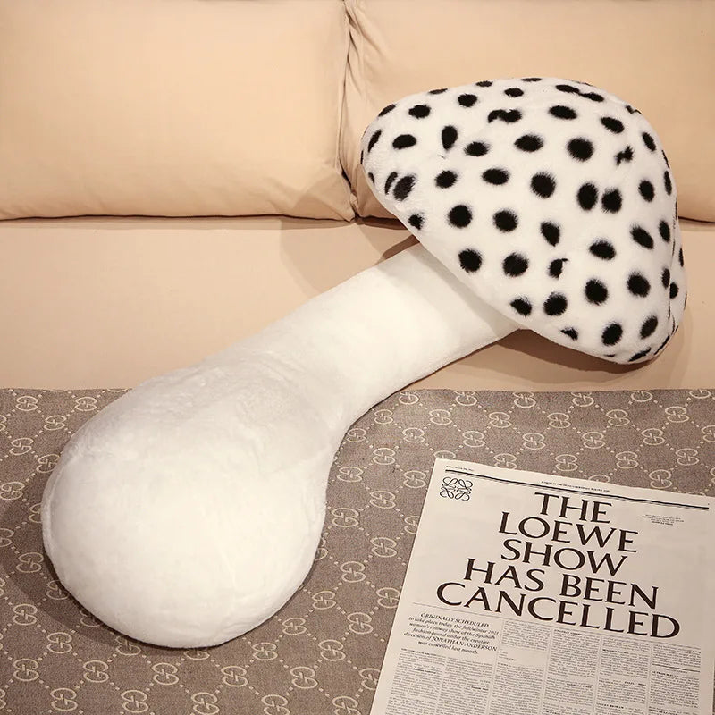 Kawaii Mushroom Plush Toys Big Size Huggable Pillow Stuffed Soft Plant Mushroom Style Sleep Throw Dolls Back Cushion Home Decor