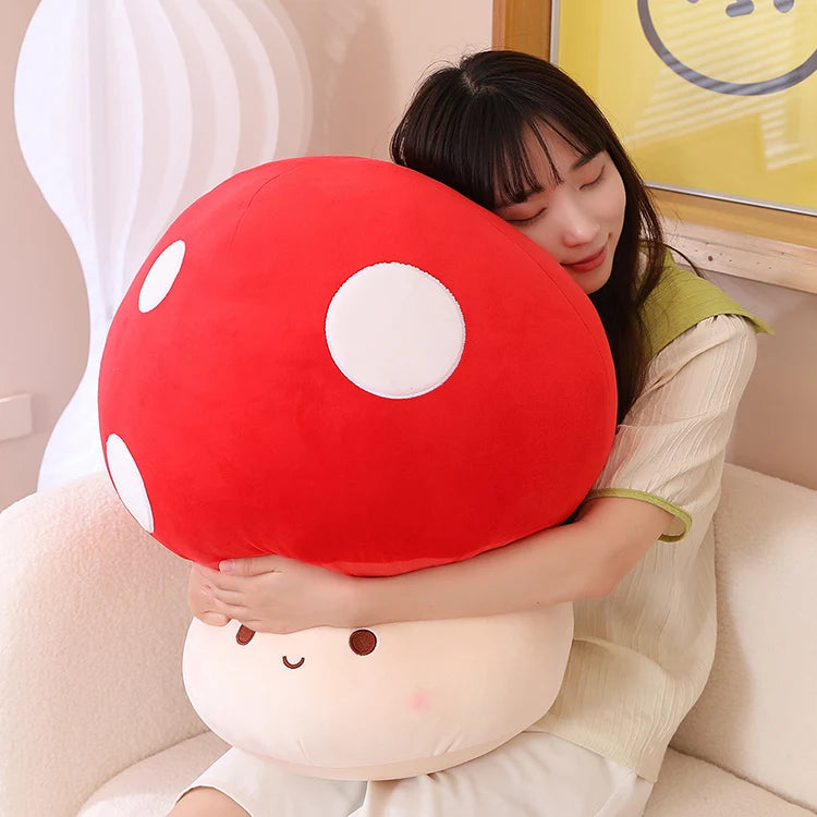 Hot  Kawaii Mushroom Plush Dolls Simulation Plant Pillow Lovely Toys For Home Decor Sleeping Cushion Stuffed Soft Dolls
